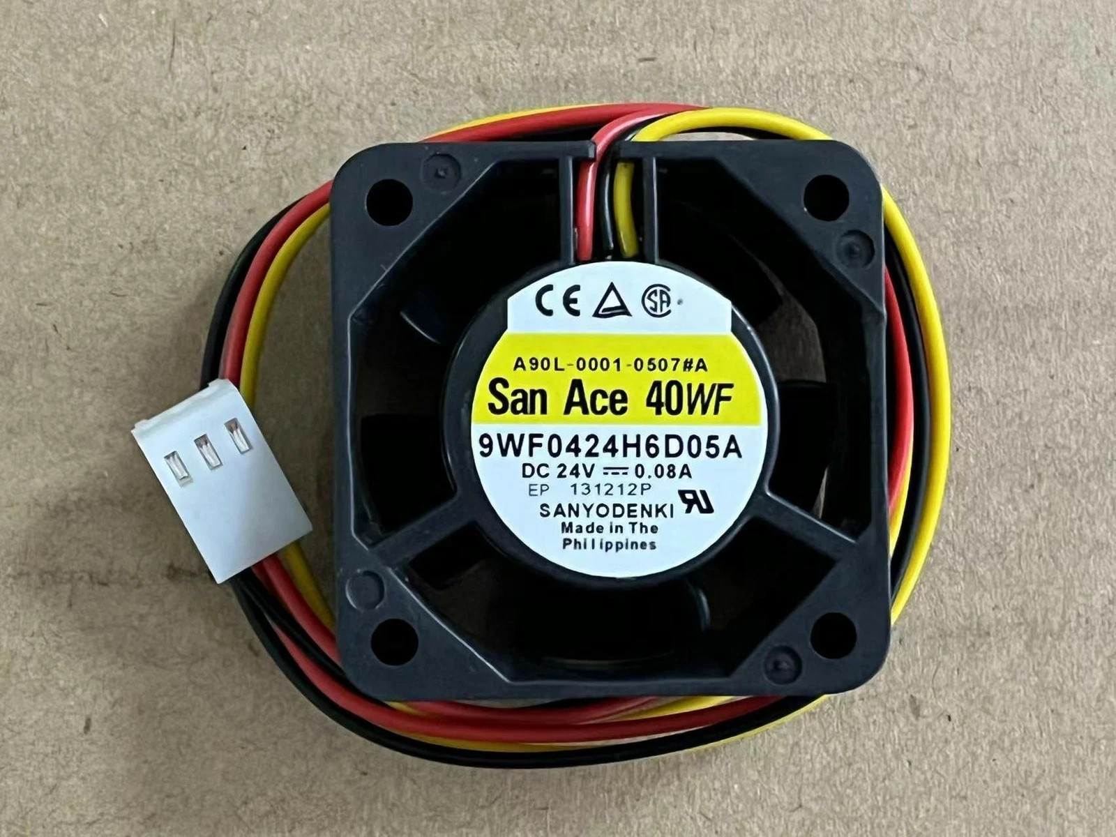1pc Fanuc A90L-0001-0507#A 9WF0424H6D05A DC24V 0.08A 3Pin 40*40*20mm