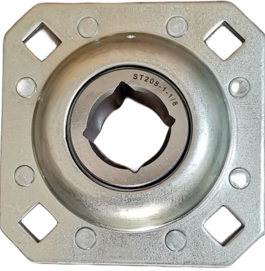 FD209RM, FD209R, DHU1-1/8S-209 Riveted Flanged Disc Harrow Bearing 1-1/8″ Bore