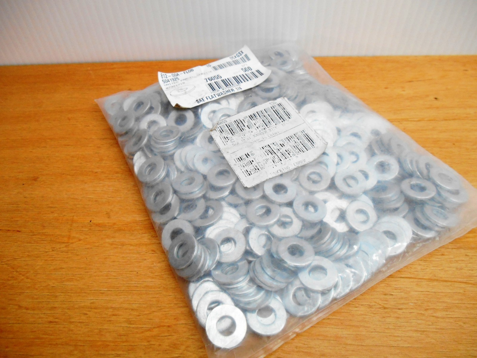 Imperial 76055 Sae Flat Washer ¼″, Zinc Plated