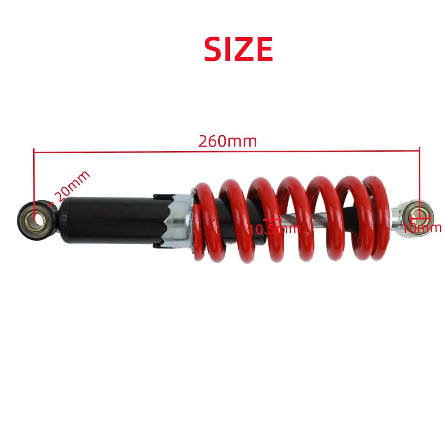 240mm/250mm/260mm/270mm/280mm/290mm Rear Shock Absorber Replacement for SDG SSR