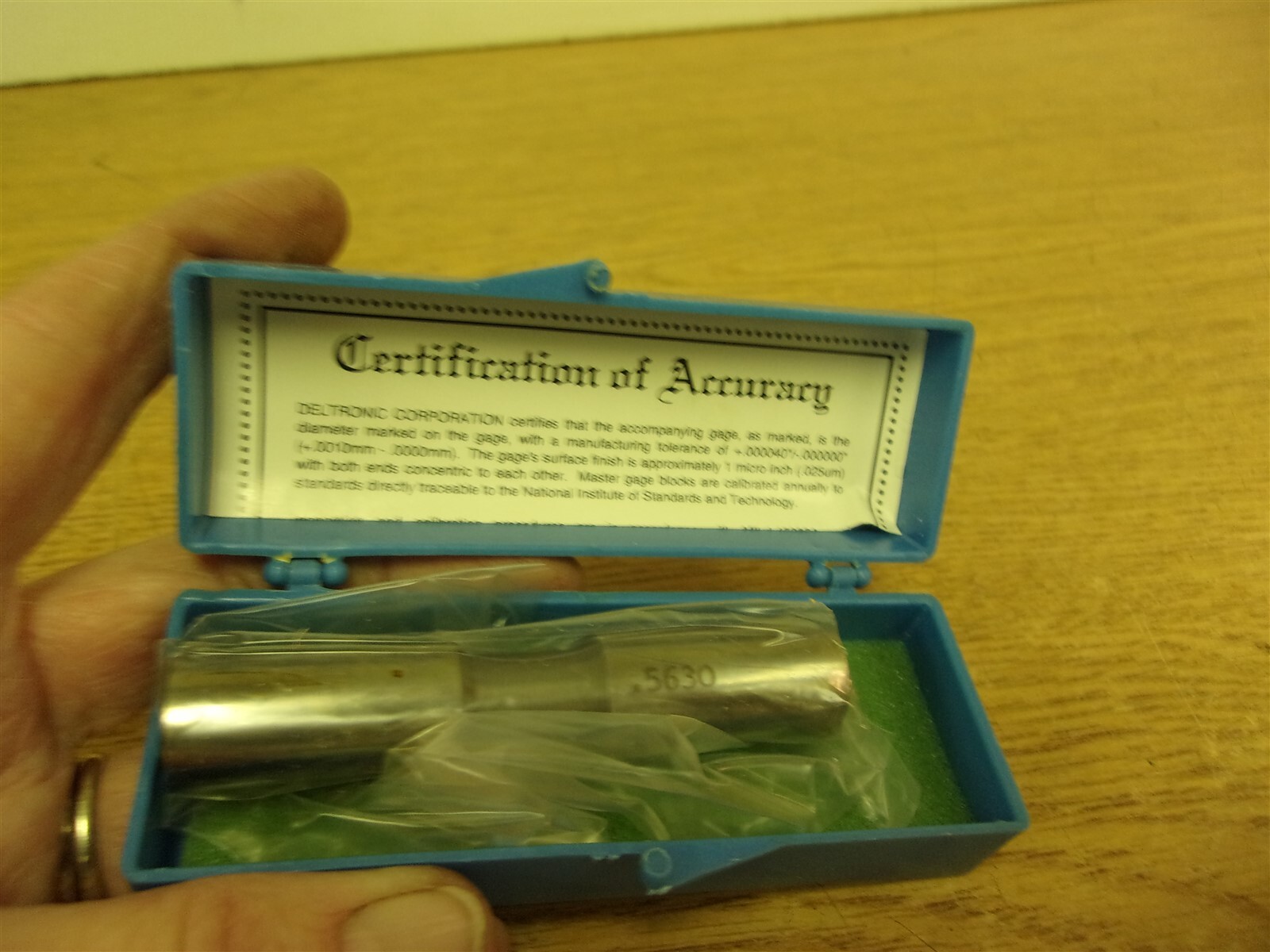 Deltronic .5630 Pin Gage *FREE SHIPPING*