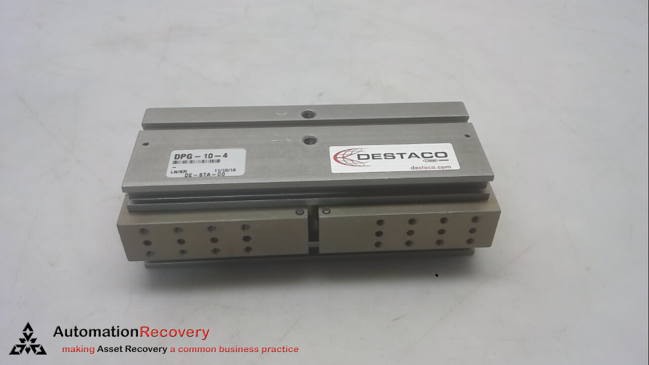 DESTACO DPG-10-4 2-JAW PARALLEL GRIPPER, DIRECT-CONNECT GIB, IP54,, NEW #265330