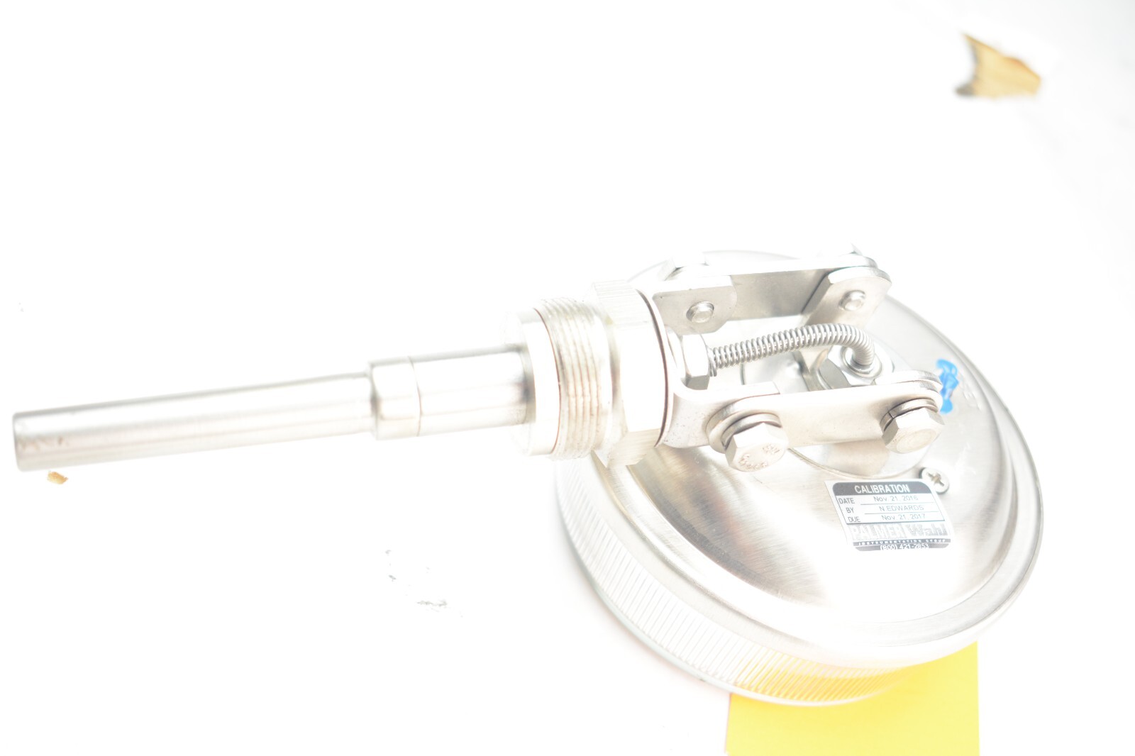 Palmer Industrial Temperature Gauge Liquid filled 0-240F Glass Face