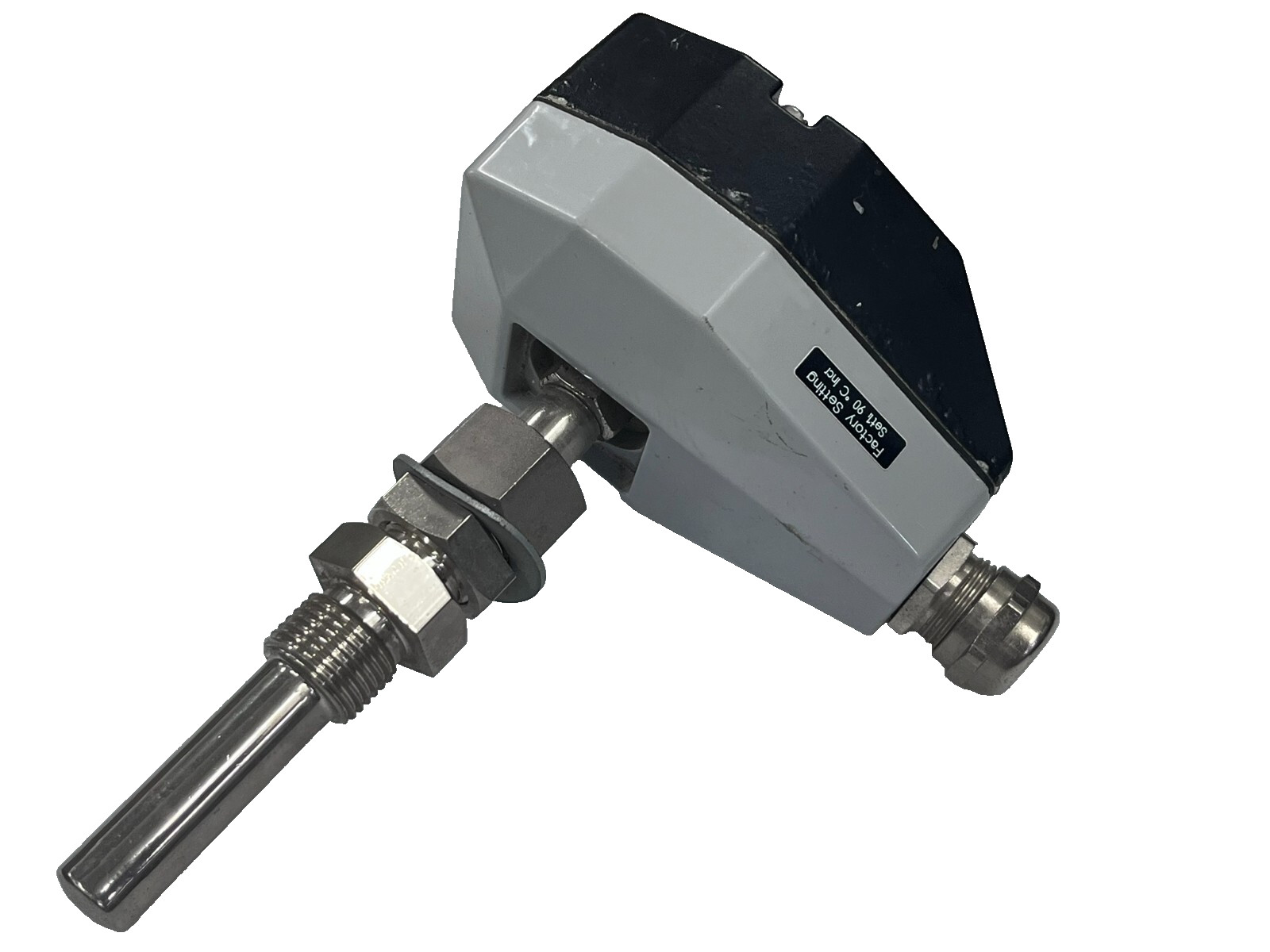 TRAFAG Navistat Type 471.2323 Temperature Switch Stem 50 mm G1/2 set @ 90°C GL