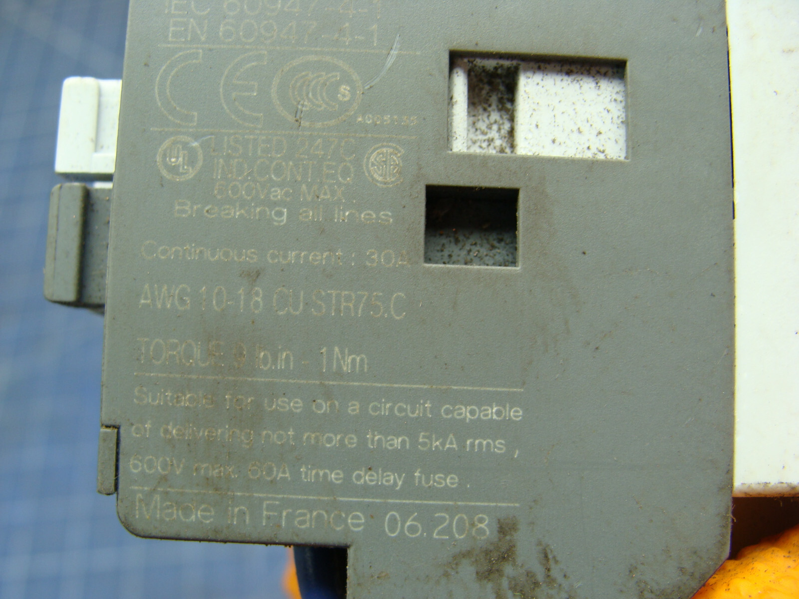 ABB CONTACTOR AL16-40-00 30A COIL 24VDC