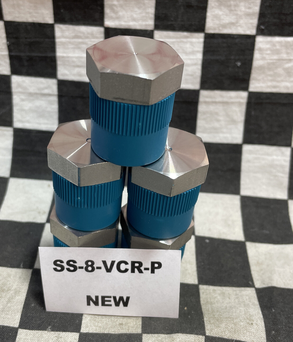 SWAGELOK VCR 1/2″ SS-8-VCR-CP SS-8-VCR-P SS-8-VCR-T SS-8-VCR-9 LOT OF 10#1215P13