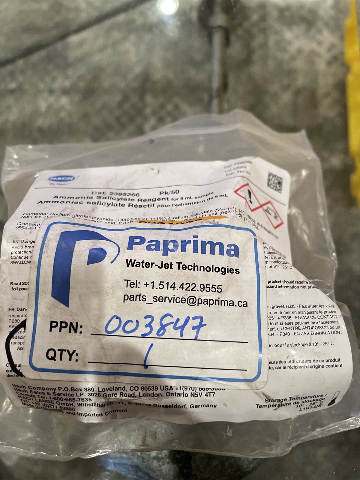 PM-3 PAPRIMA SLITTER 39808 003847 COPPER
