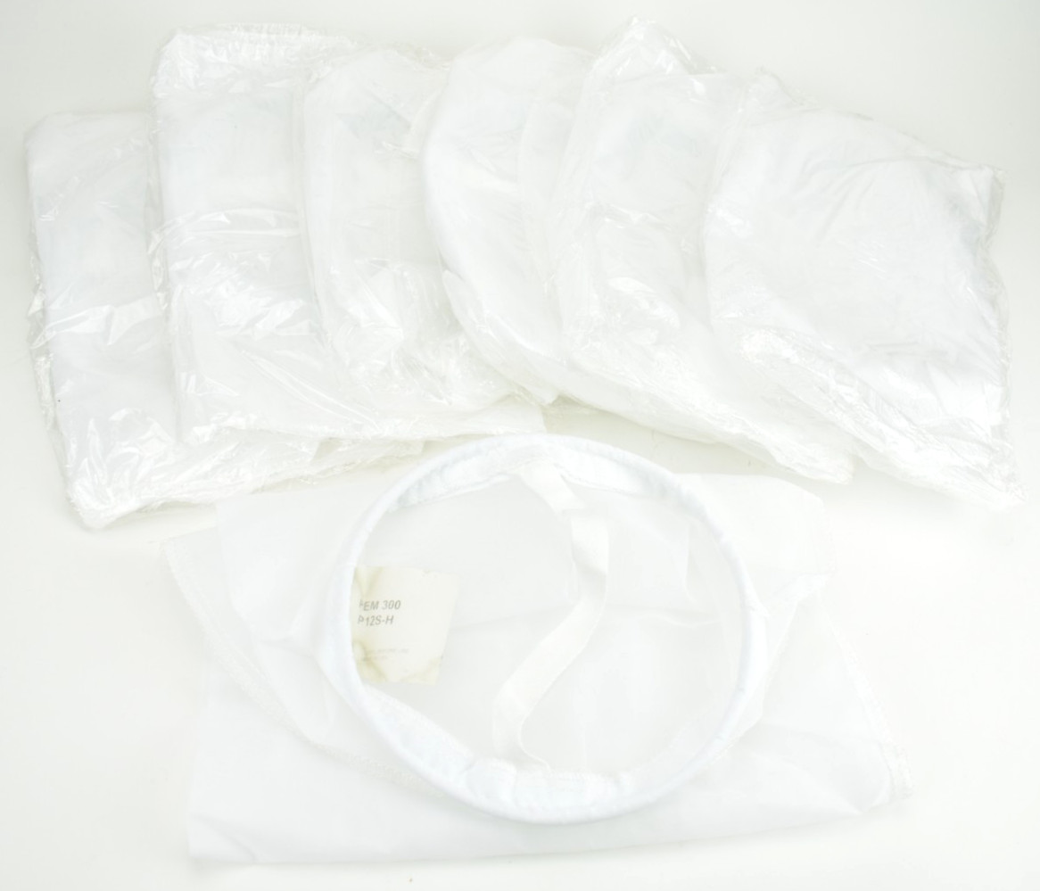 LOT OF 7 – PSI Pem 300 P12S-H Size 12 Filter Bag Liquid Filtration PEM-P12S