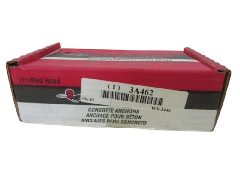 RED HEAD GWS-3446 TRUEBOLT WEDGE ANCHOR (BOX OF 10) NSMP