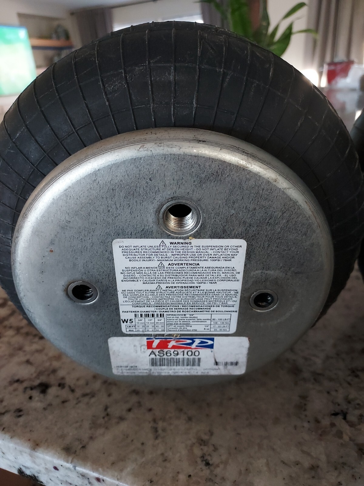 LOT OF 2 TRP AS69100 AIR bags Granning, Hendrickson NEW