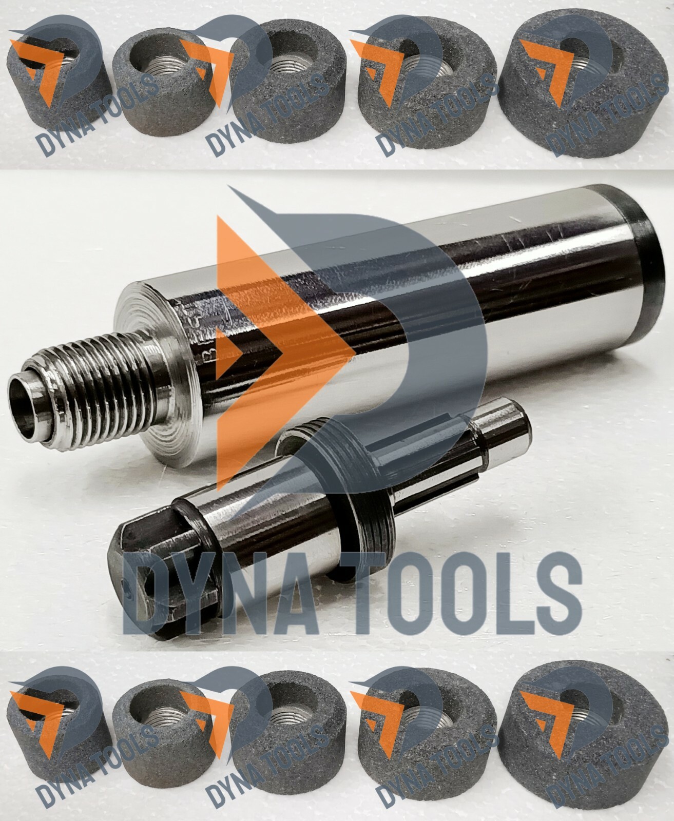 10x SIOUX VALVE SEAT GRINDER VITRIFIED STONES, HOLDER & STAR DRIVE CONE 11/16″