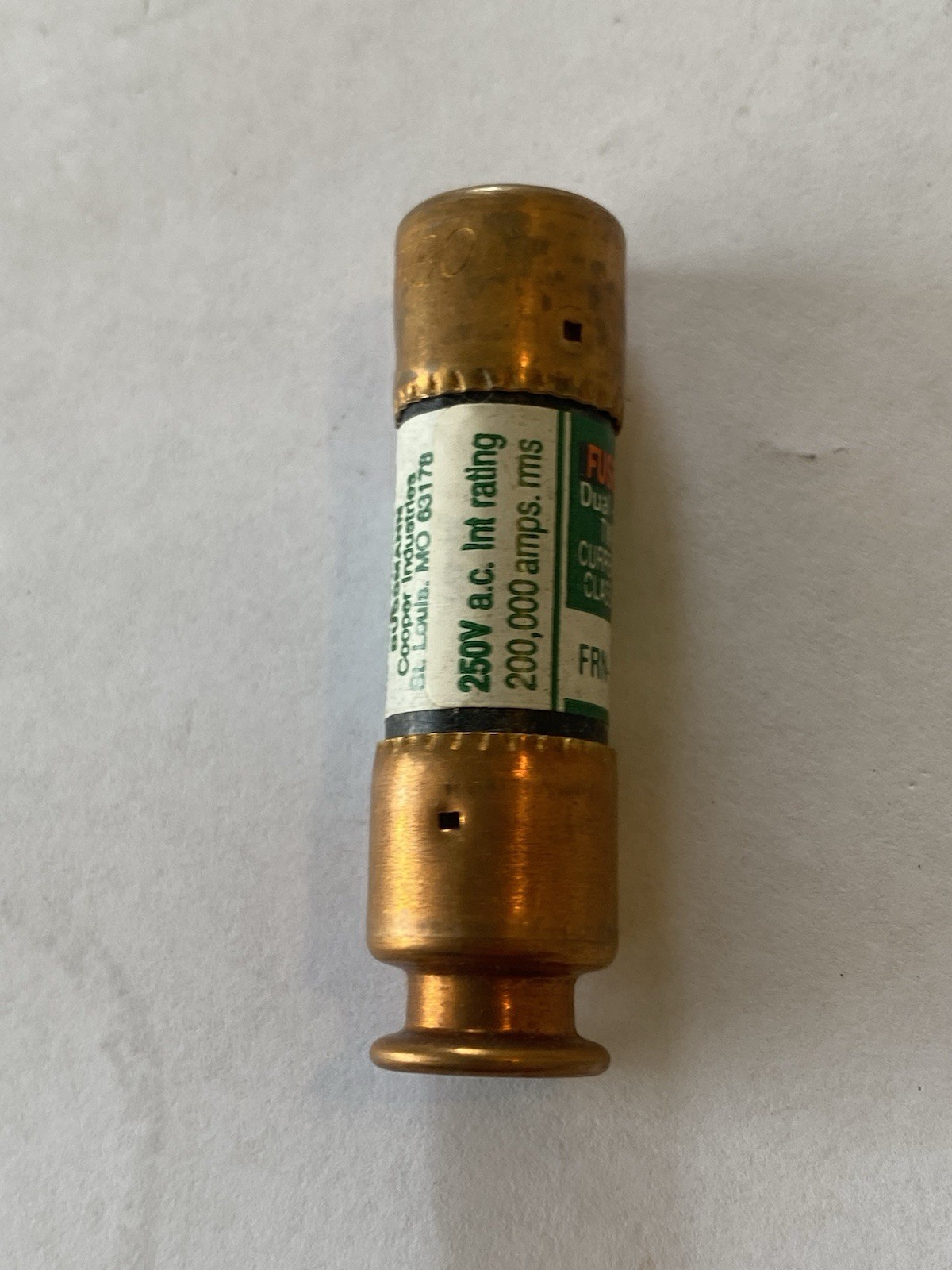 Lot Of 5 COOPER BUSSMANN FUSETRON FRN-R-30 FUSE DE/TD/CL 30A