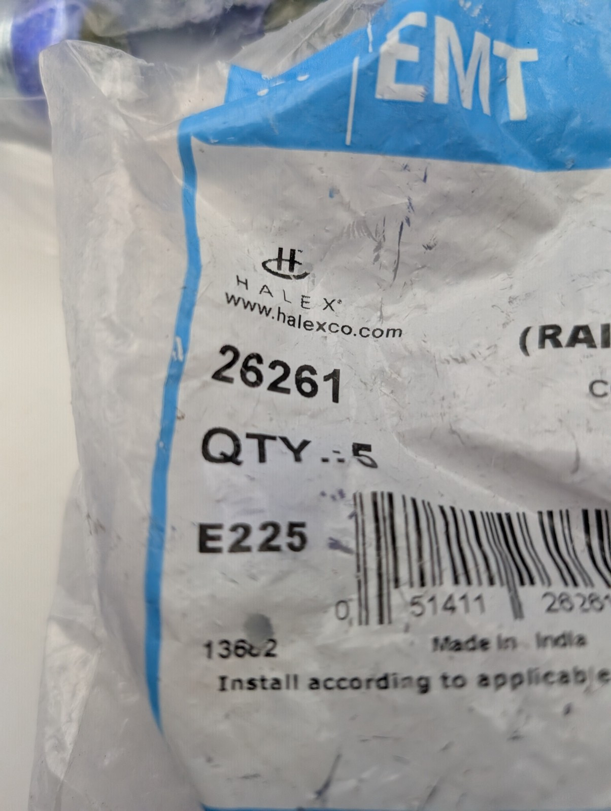 3×5 Pk (15 Total) HALEX 1/2″ RAINTIGHT COMPRESSION COUPLINGS 26261