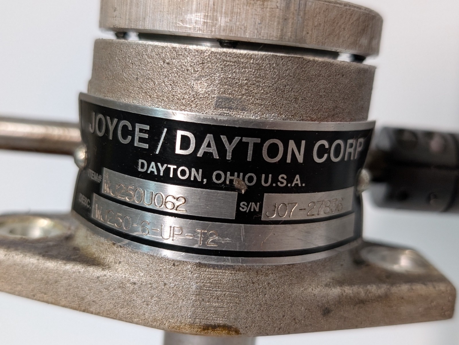 Joyce Dayton WJ250U062 250lbs Miniature 5:1 Wormgear Machine Screw Jack, Single