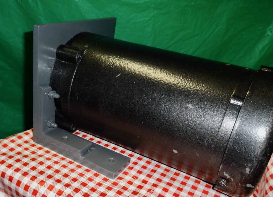 Motor Mounting Bracket for Baseless Frame Type 56C Motors. Extra Heavy Duty