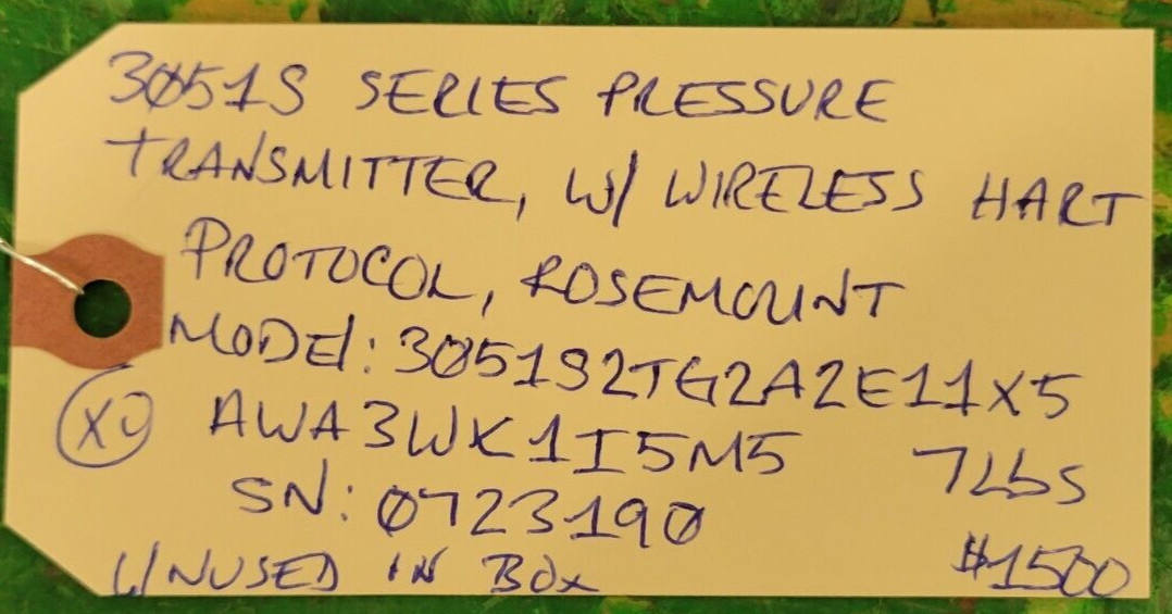 ⚡ROSEMOUNT 3051S2TG2A2E11X5 PSI TRANSMITTER PESSCO IS OFFERING 1 G092723-4 🗽