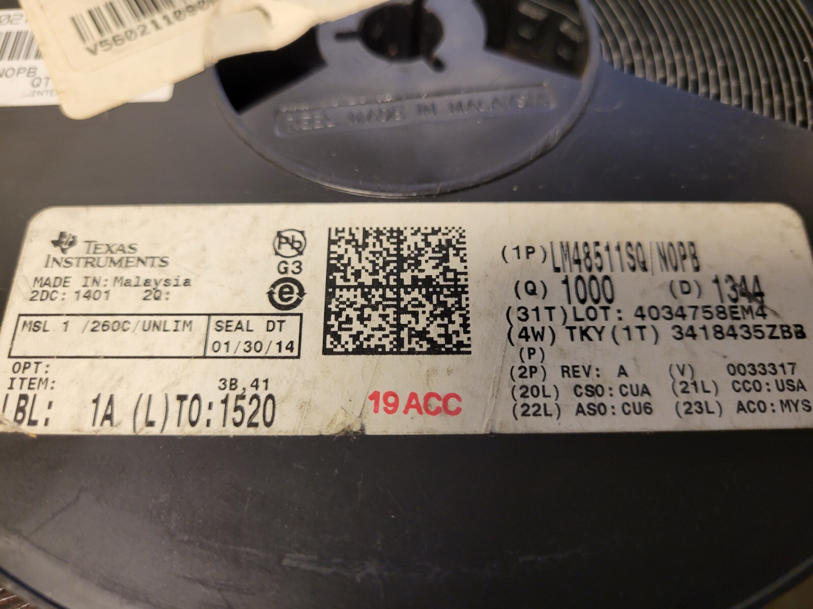 (100pcs) LM48511SQ/NOPB Texas Instruments IC AMP CLASS D MONO USA NEW SALE $49