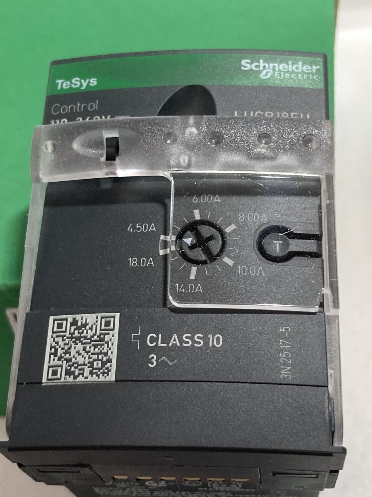 SCHNEIDER LUCB18FU ADVANCED CONTROL UNIT 4.5A-18A 3P MOTORS 110-240V NIB