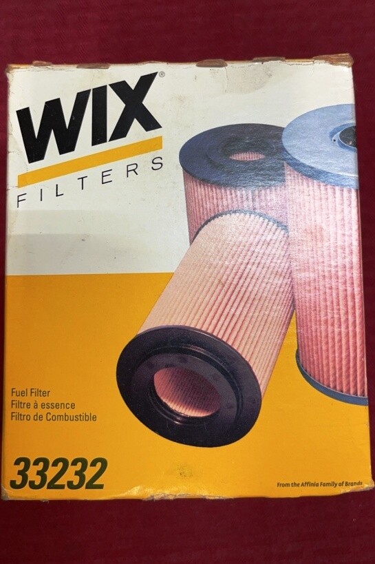 WIX FILTERS FUEL FILTER / WATER SEPARATOR PART NUMBER: 33232