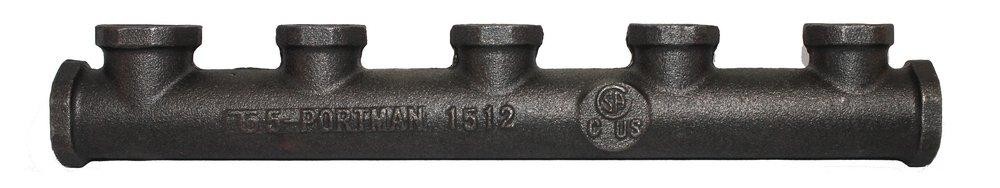 Gastite 5-PORTMAN 3/4″ x 1/2″ Female Malleable Iron Manifold, 5-Port