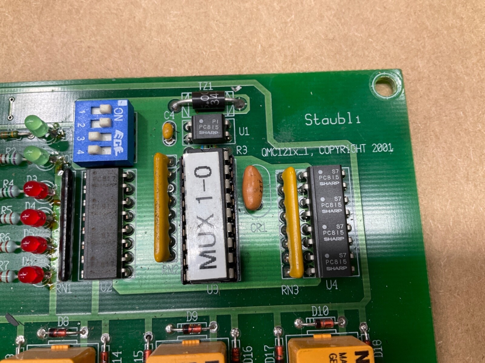 Staubli QMC121_1 Circuit Board #15X41