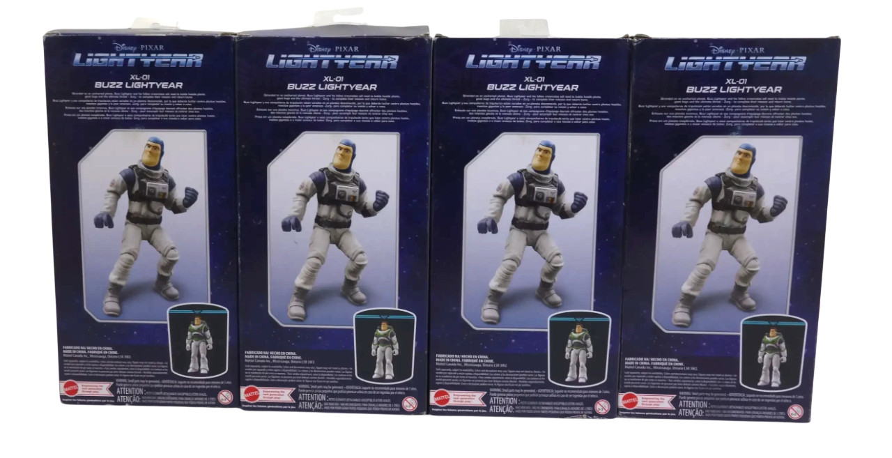Lot 4 Mattel Lightyear Buzz 12 “Large-Scale Action Figure,Space Ranger Alpha 12”