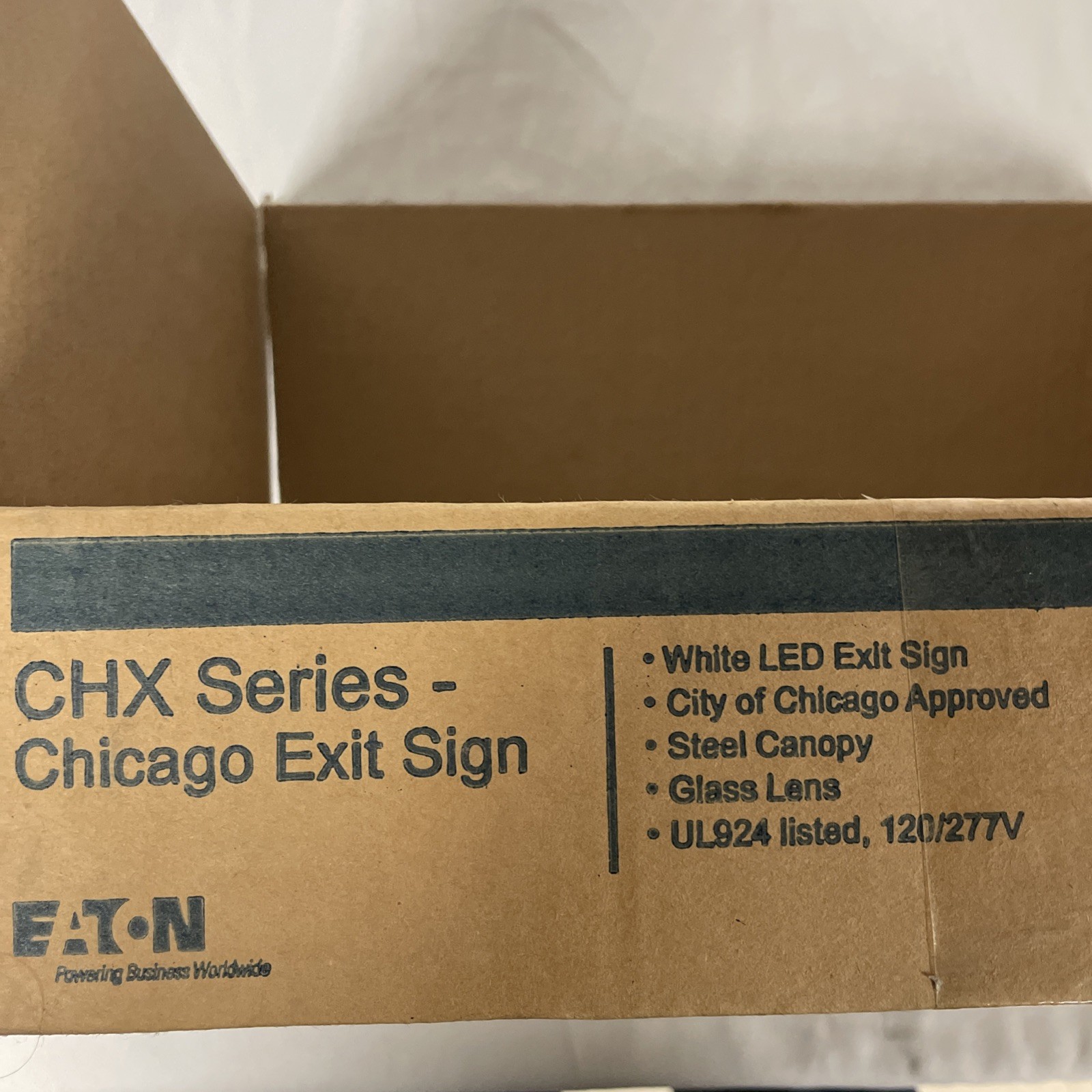 SURE-LITES CHX72ARL LED EMERGENCY INTEGRATED EXIT SIGN, EXIT LEFT