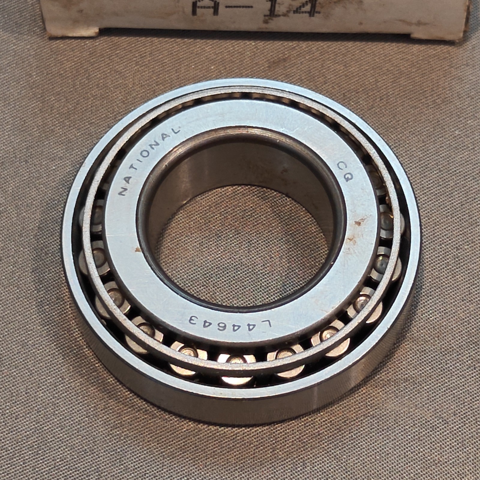 National A-14 Bower Tapered Roller Bearing Race Cup & Cone, L44543