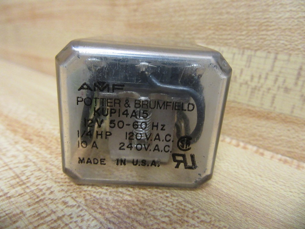 Potter & Brumfield KUP14A15-12V AC Relay KUP14A15-12VAC (Pack of 6)