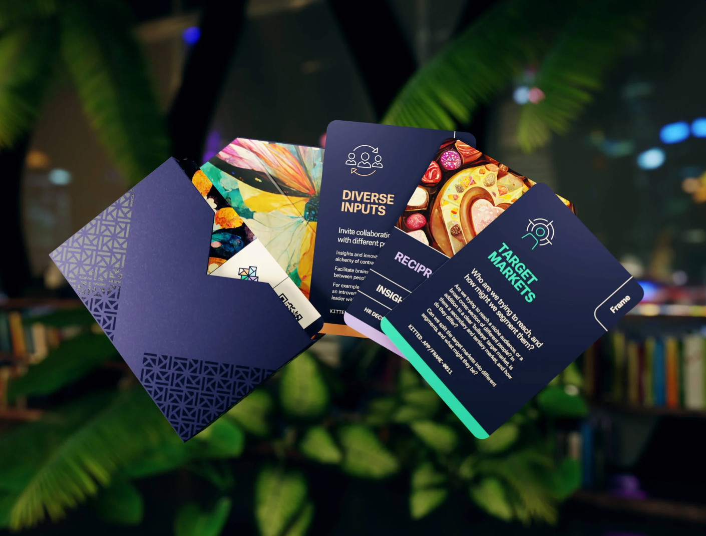 Kitted Personal Development Cards Professional Thinking Tools – SET OF 5 DECKS