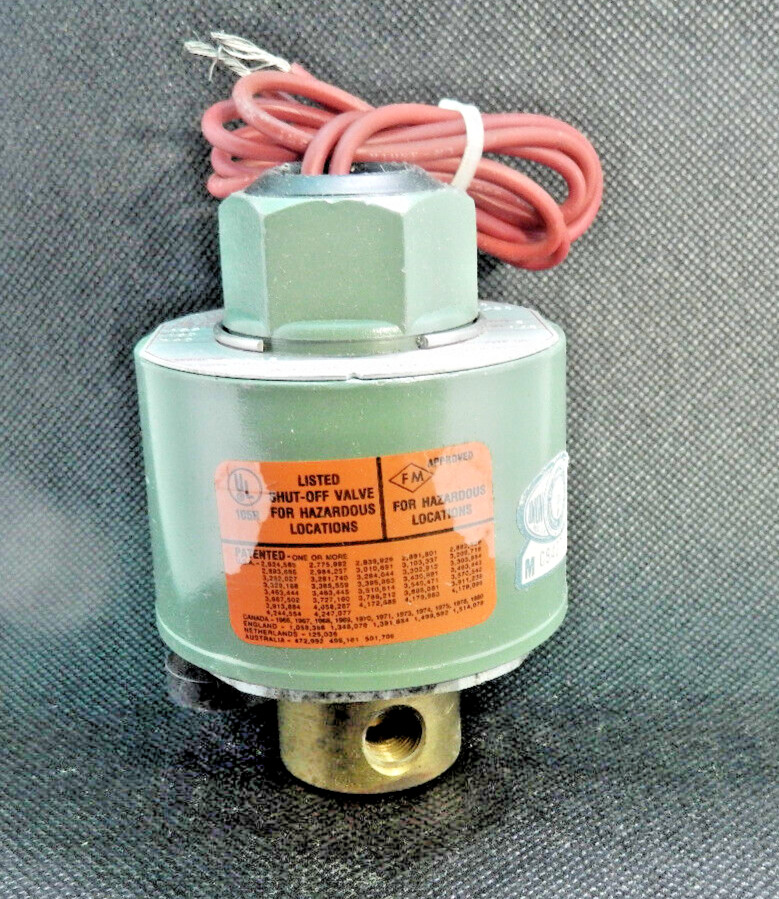 { NOS ASCO 8262C43 SOLENOID VALVE 120V COIL 6W 1/8”