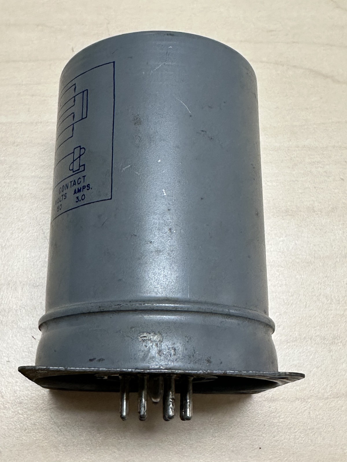 Vintage CP Clare SG 8034 Sealed Industrial Relay – Tested Continuity at 0.03Ω