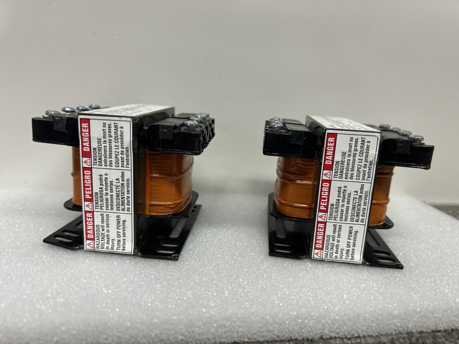 Lot of (2) Square D 9070T50D23 Control Transformer 50VA 1PH 120x240V to 24V Type