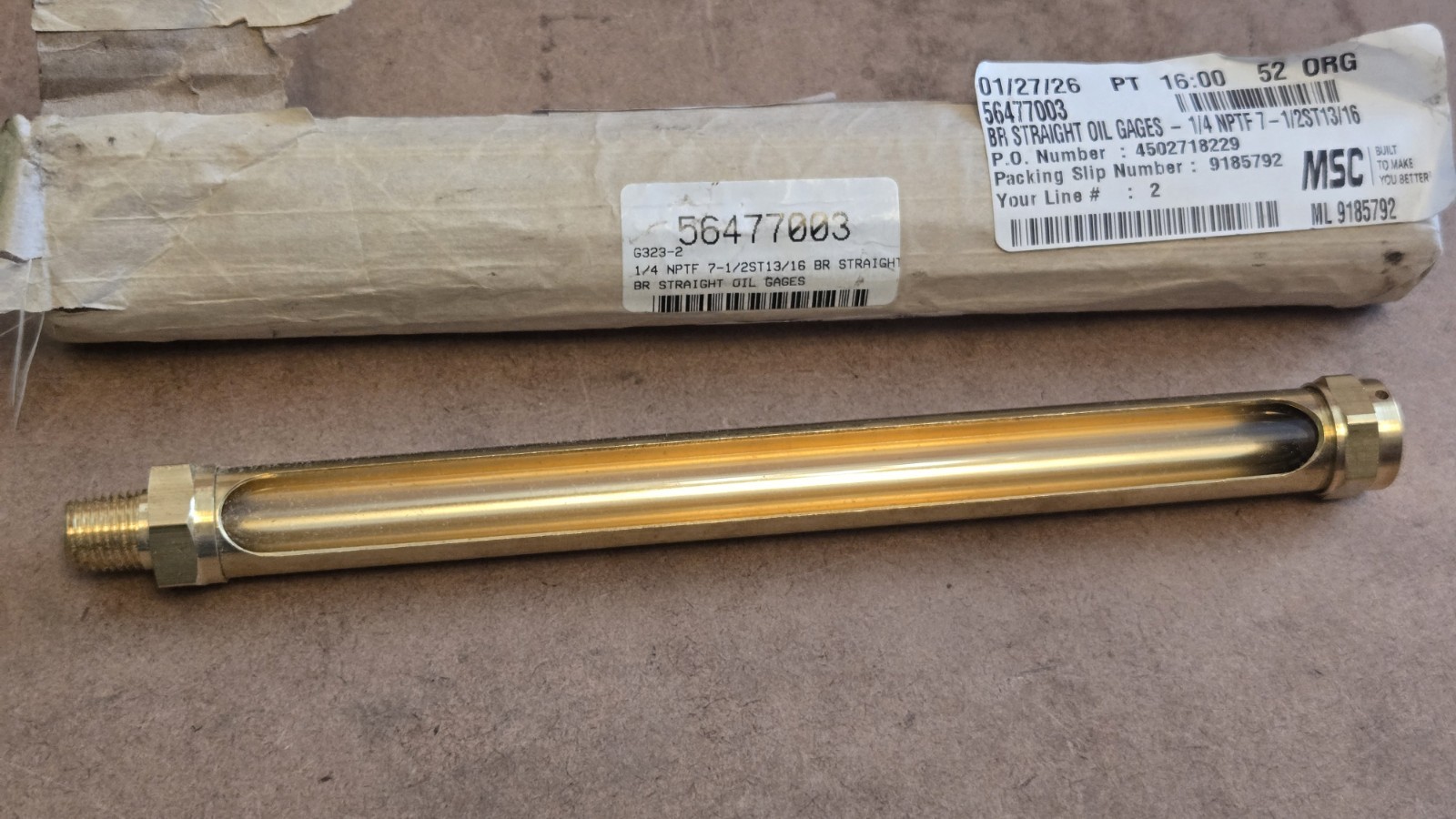LDI Vented Oil-Level Indicators and Gauge G323-2