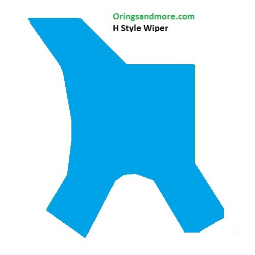 H Style Urethane Rod Wipers 20 x 25 x 4.5mm Price for 1 pc