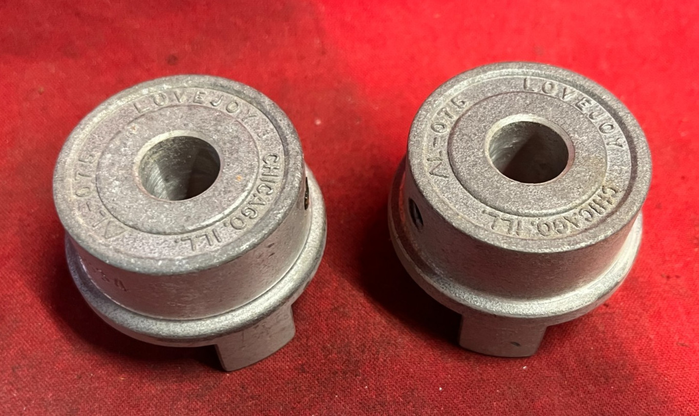 LOVEJOY L-075 JAW COUPLING HUB P/N: 10634 (LOT OF 2)