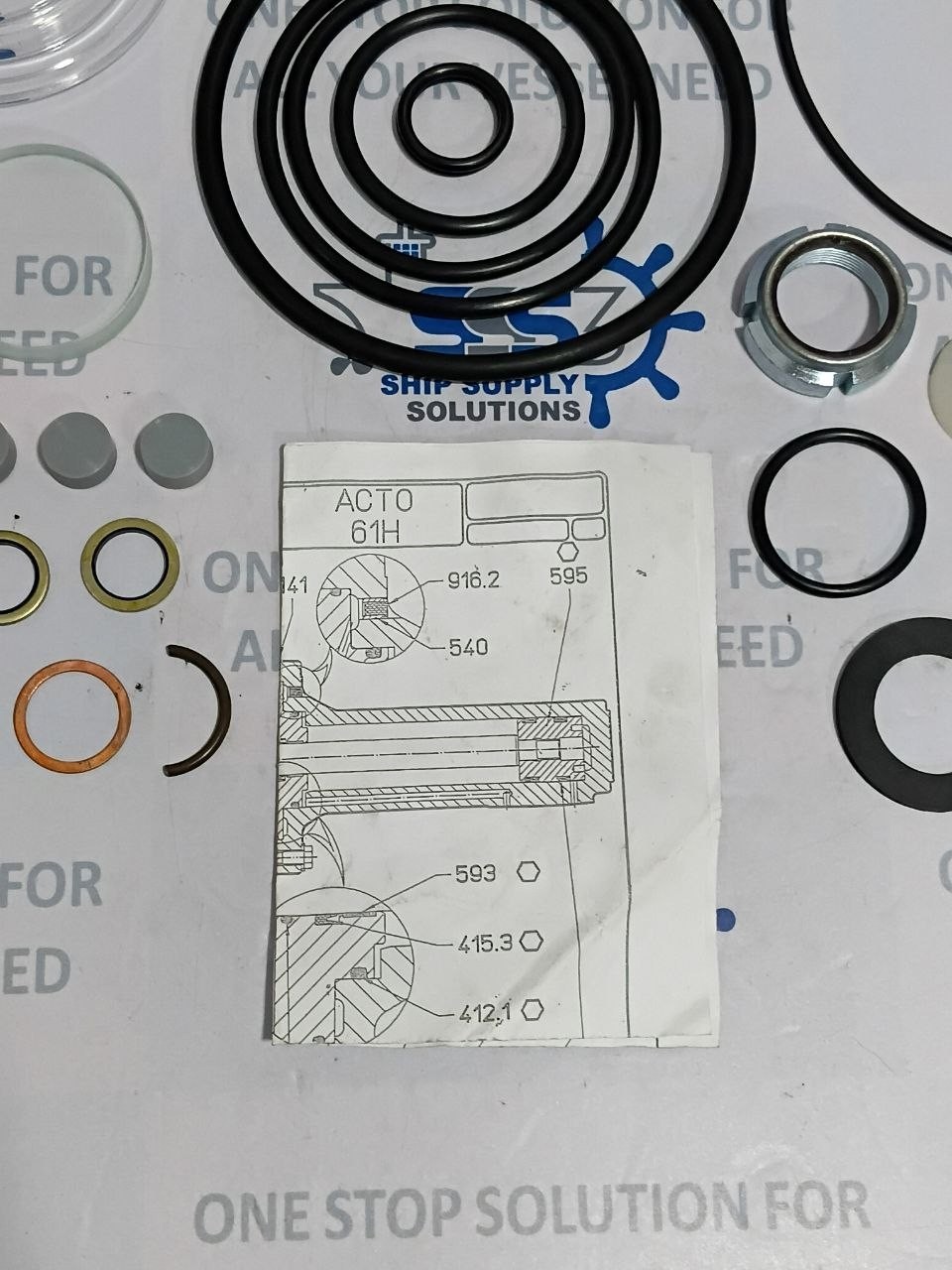 KSB/Amri ACTO 61H Seal Repair Kit / Sealing Kit FT-H71-018-B (Unused New)