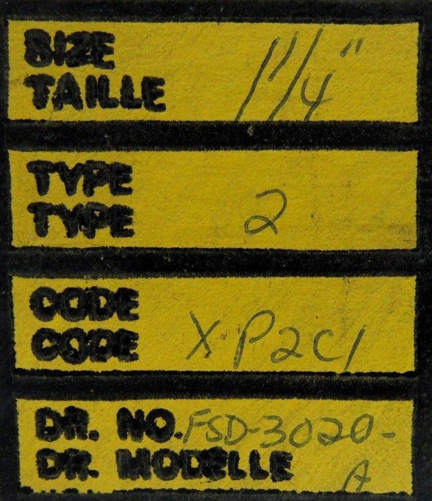 NEW JOHN CRANE XP2C1 MECHANICAL SEAL 1-1/4″ TYPE 2 FSD-3020-A