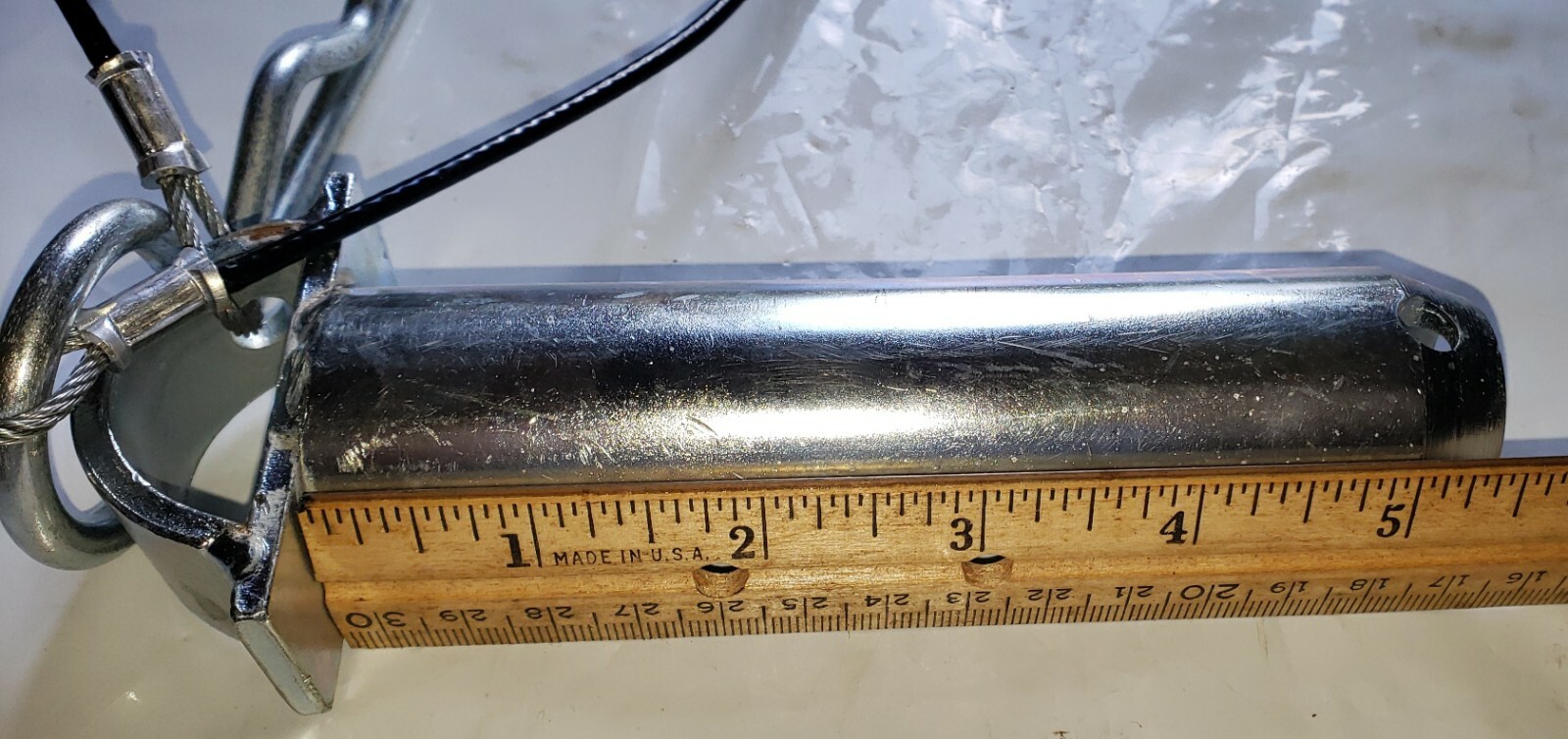 Pin, Straight Headed 5 3/8″ x 1 3/8″ with Clip and Lanyard 9434555