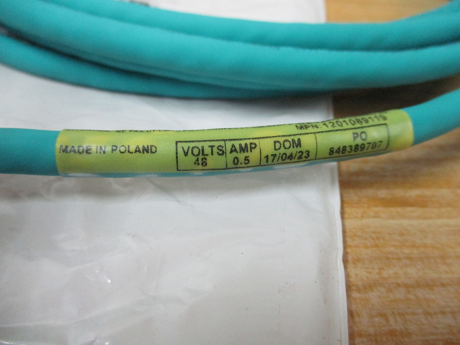 Woodhead E12A06004M030 Molex Cordset Brad Connectivity 1201089119