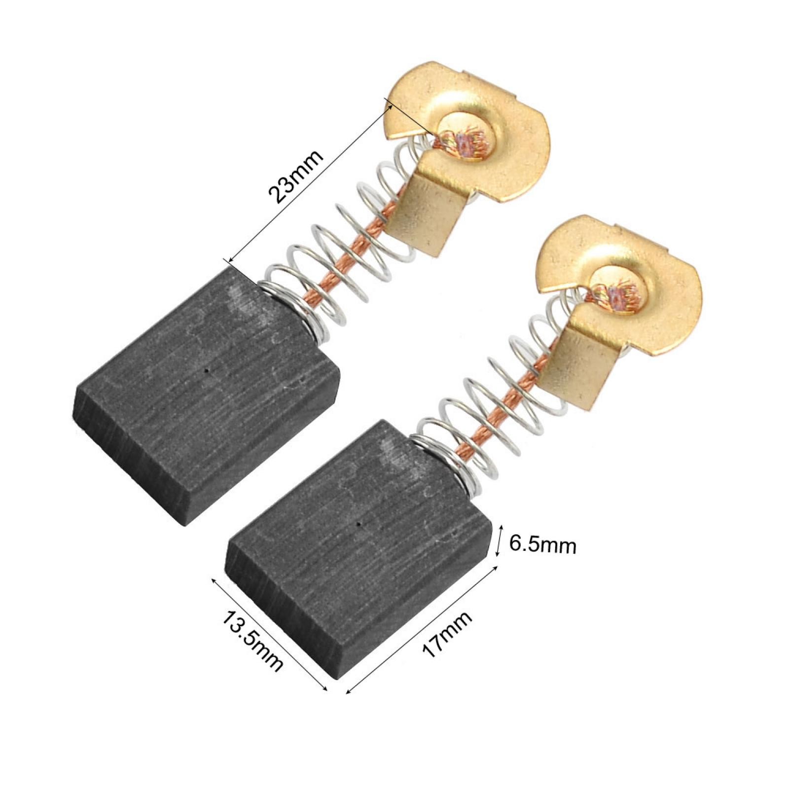 Pairs 6.5mm x 13.5mm x 17 mm Motor Carbon Brush for Cutting Machine