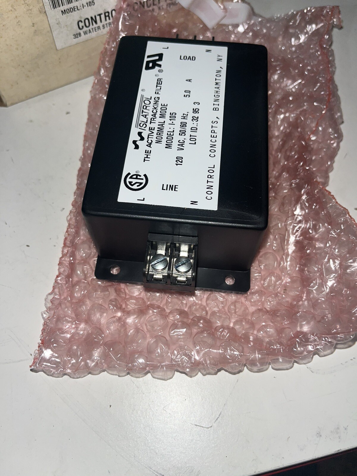 ISLATROL I-105 ACTIVE TRACKING FILTER New In Box Fast Shipping