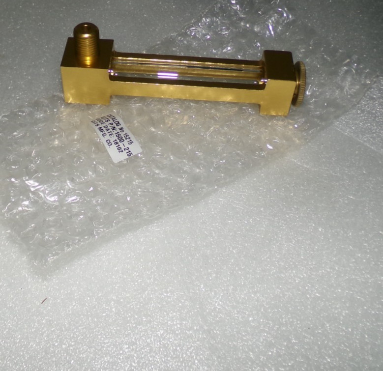 Gits 15215 Liquid Level Gauge Aluminum Gold Anodize Glass 1/4-18 Thread 5″ H NEW