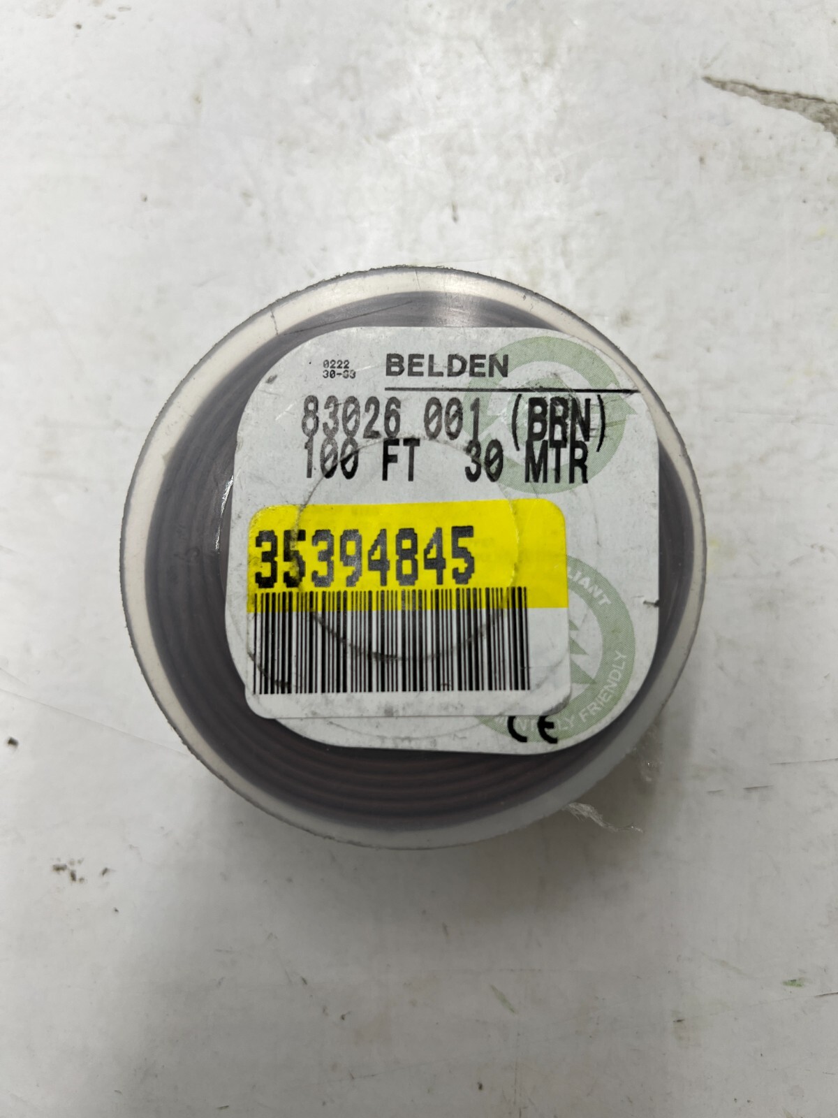 (QTY 2) BELDEN 83026-001 (BRN) 100FT 30 MTR