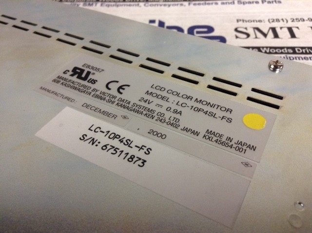 Victor Data Systems LCD Color Monitor – LC-10P4SL-FS – T41227 w/Warranty