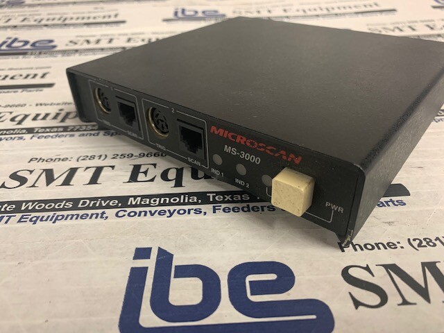 Lot of (2) Microscan Barcode Decoder Box – MS-3000 – FIS-3000-0001 w/Warranty