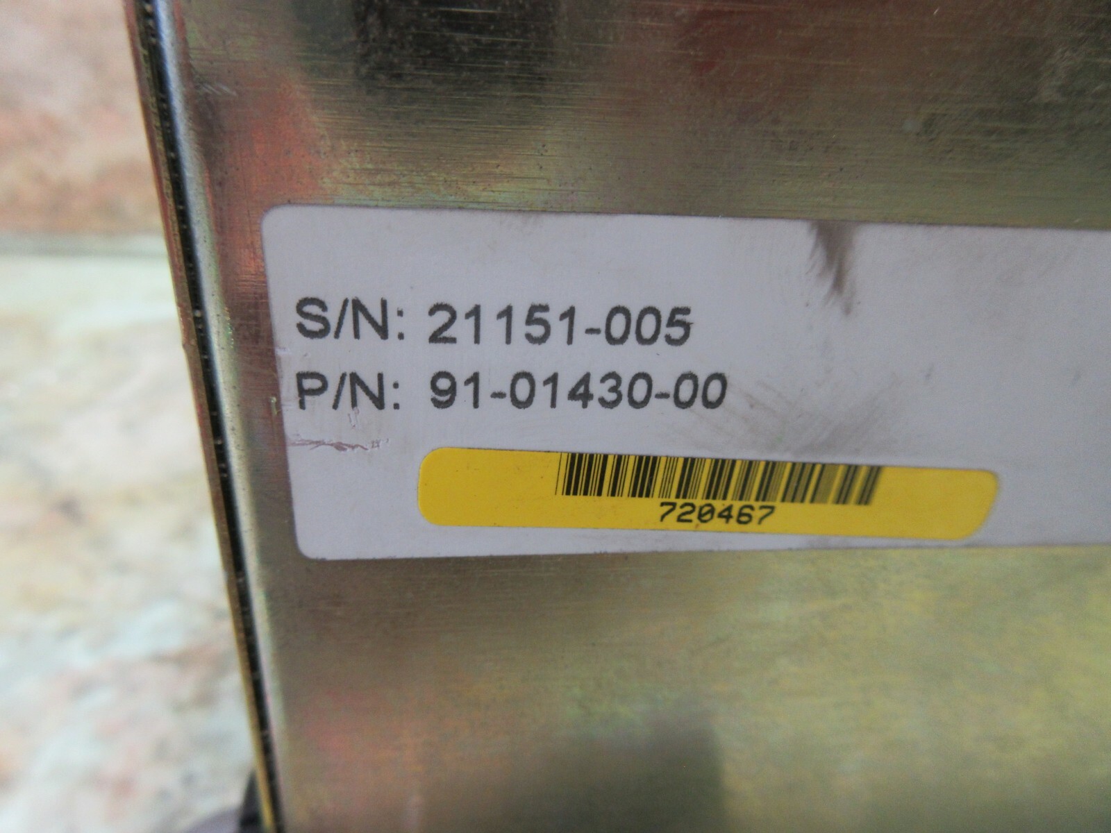 CUTLER HAMMER CRT DISPLAY 91-01430-00 720467 MONITOR 20135-005 AEG SCHNEIDER