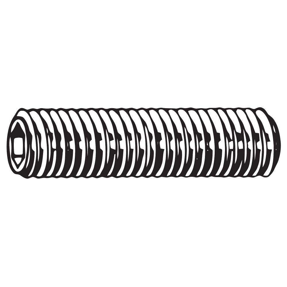 GRAINGER APPROVED M07860.080.0008 ScktStScrw,FlatPt,M8-1.25,8mm L,PK100 31JY78