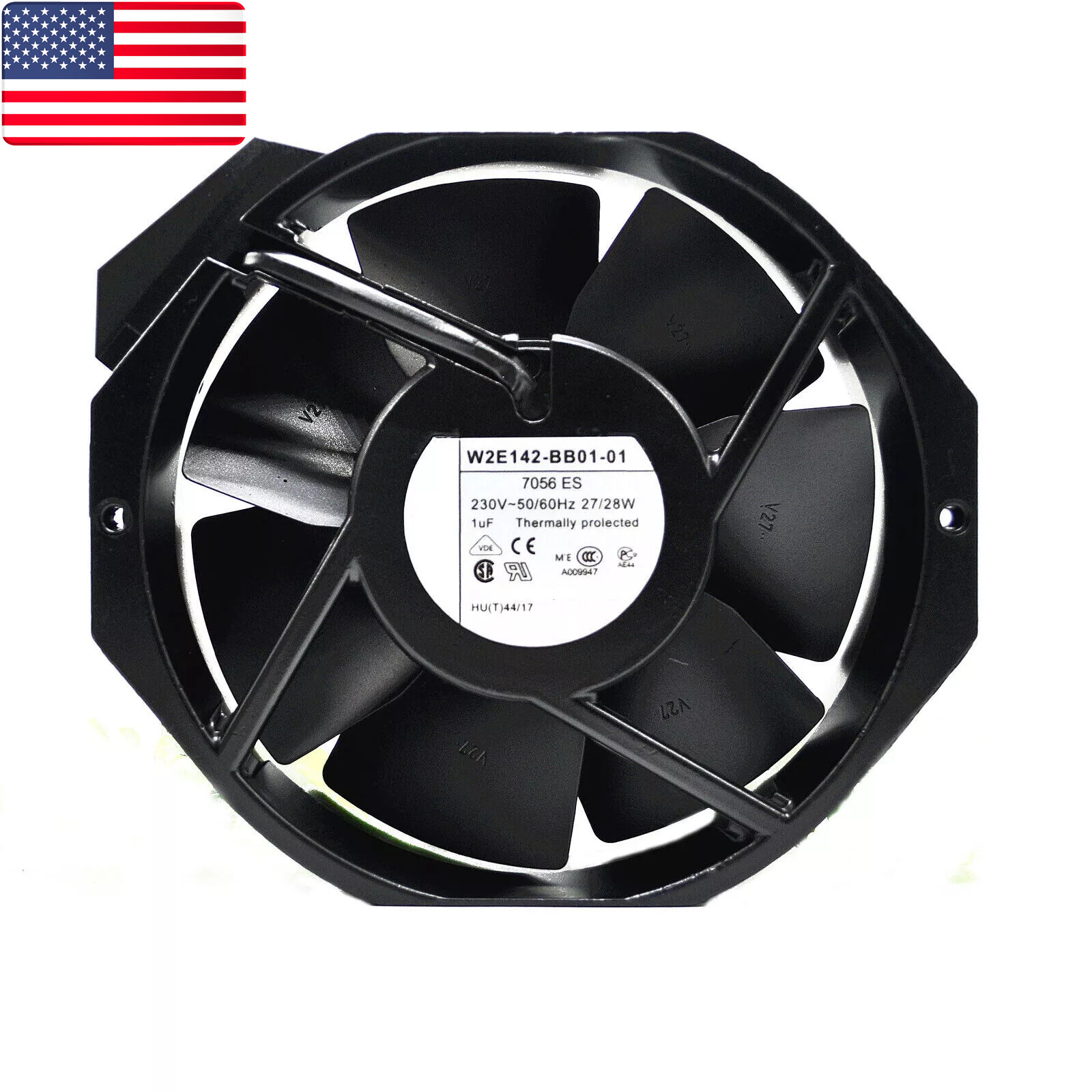 W2E142-BB01-01 Axial Fan 7056ES 230VAC 27W 172*150*38mm Cooling Fan- US Stock