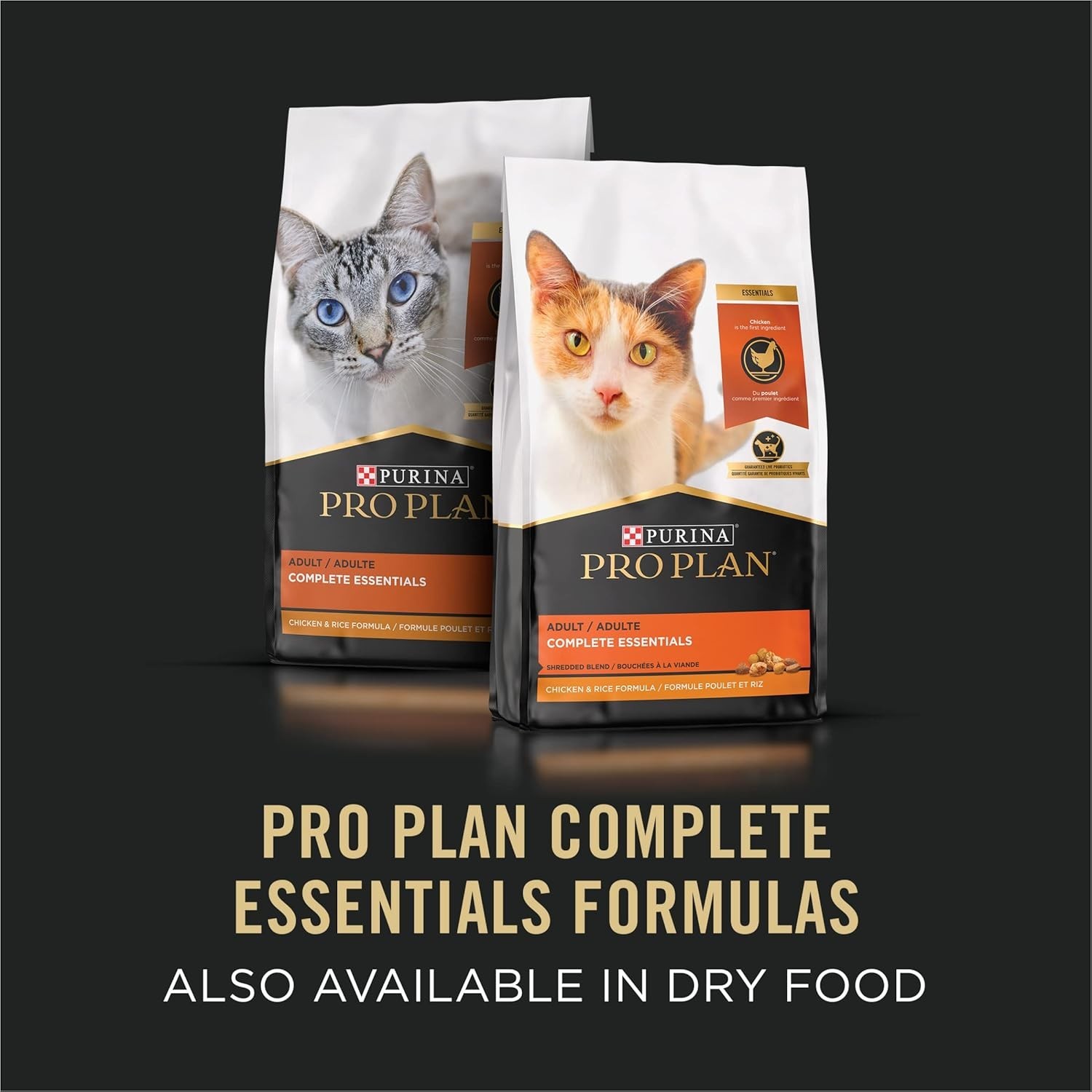 Purina Pro Plan Chicken Tuna & Wild Rice Wet Cat Food 3oz 24ct